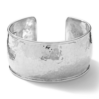 Ippolita Sterling Silver Classico Goddess Hammered Cuff Bracelet