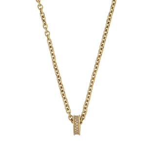 Antonio Papini 18K Gold Diamond Pendant Necklace