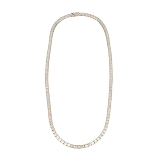 Tenenbaum Collection 18K White Gold Diamonds Line Necklace