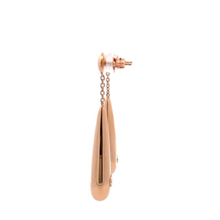 Antonio Papini 18K Rose Gold Drop Earrings with Diamonds