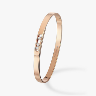 Messika 18K  Gold Diamonds Bangle Bracelet