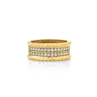 Michael M 14K Gold Round Cut Diamond Eternity Band