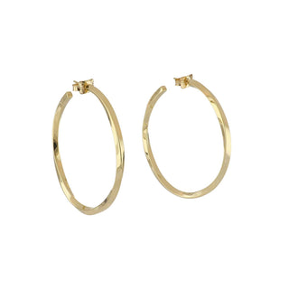 2000s Tiffany & Co. 18K Gold Hoop Earrings