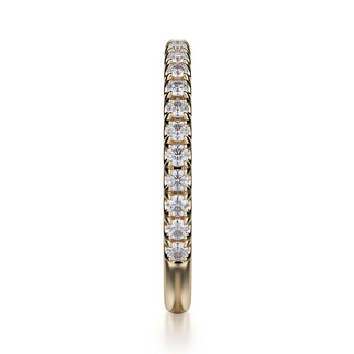 Michael M 18K Gold Round Cut Diamond 3/4 Band