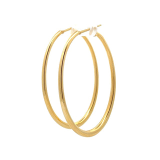 Antonio Papini 18K Gold Hoop Earrings