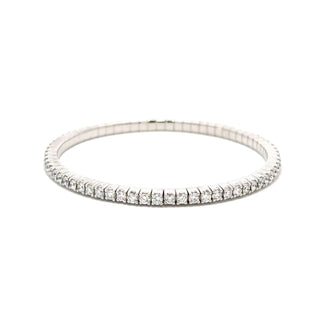 Antonio Papini 18K Gold Diamond Bangle Bracelet