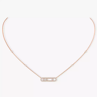 Messika 18K Gold Diamonds Station Necklace