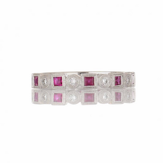 Tenenbaum Collection White 14K Gold Rubies Other with Diamonds