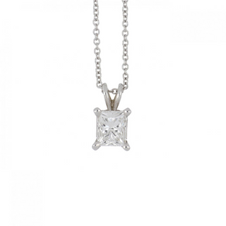 Vintage/Estate 18K White Gold Diamond Pendant Necklace