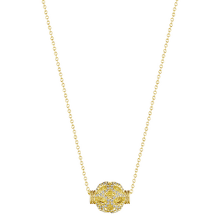 Verragio 18K Gold Diamond Pendant Necklace