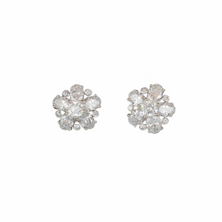 Vintage/Estate Platinum Diamonds Stud Earrings