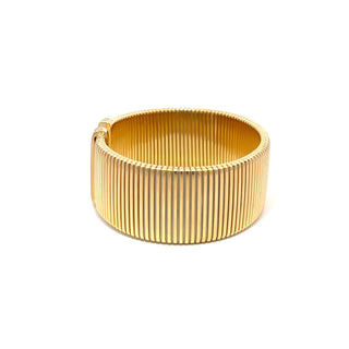 Antonio Papini 18K Gold Diamond Cuff Bracelet