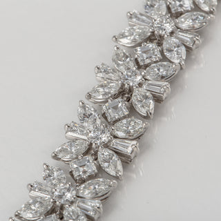 Cartier White Platinum Diamonds Line Bracelet