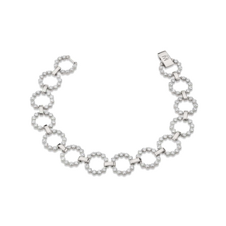 Michael M 14K Gold Diamond Link Bracelet