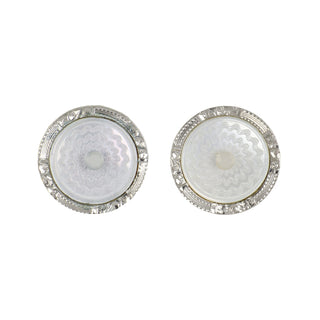 Tenenbaum Workshop Two-Tone Mother of Pearl Stud Earrings