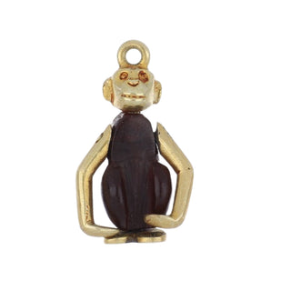 18K Gold Monkey