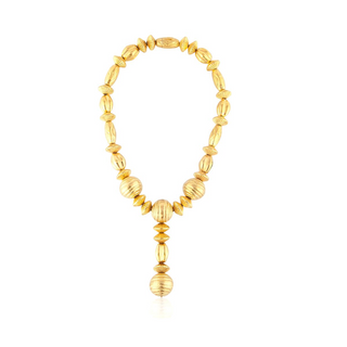 Vintage LaLaounis 18K Gold Bead Necklace