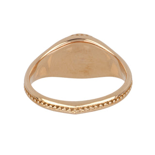 Verragio 18K Rose Gold Diamond Signet Ring