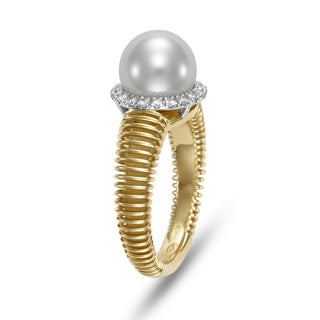 Mastoloni 18K Gold Cultured Pearl Other with Diamond