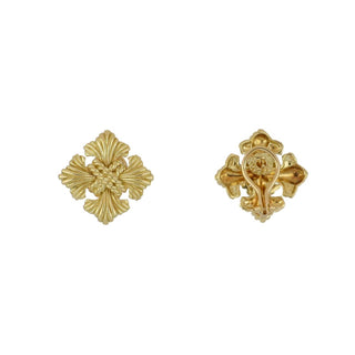 1990s 18K Gold Clip Earrings