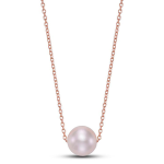 Mastoloni 14K Rose Gold Pink Pearl Pendant Necklace