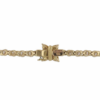 Tiffany & Co. 18K Gold Diamonds Line Necklace