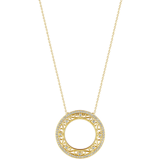 Verragio 18K Gold Diamonds Pendant Necklace