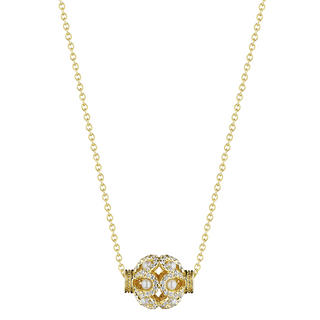 Verragio 18K Gold Diamond Pendant Necklace