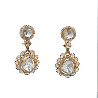 Tenenbaum Collection 18K Gold Diamond Drop Earrings