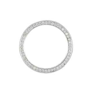 2000s Platinum Various Shapes Cut Diamonds Eternity Band