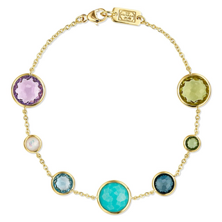 Ippolita 18K Gold Multi Stone Lollipop Lollitini Bracelet