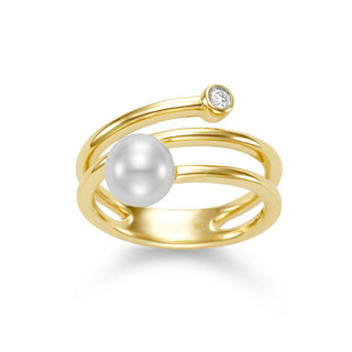 Mastoloni 18K Gold Freshwater Pearl Other with Diamond