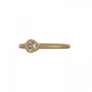 Tenenbaum Collection 18K Gold East-West Rose-Cut Diamond Solitaire Ring