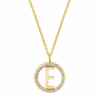 Michael M 14K Gold Diamond Medallion