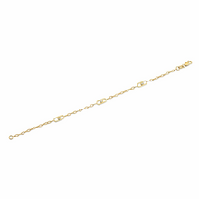 Load image into Gallery viewer, Michael M Yellow 14K Gold Round Cut Diamonds Link Bracelet
