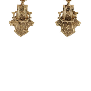 Mid-Century 14K Gold Drop Earrings