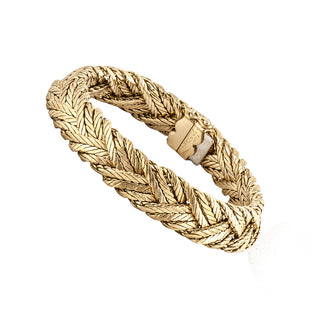 Vintage Buccellati 18K Gold Braided Bracelet