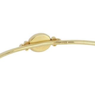 Mazza 14K Gold Chalcedony and Iolite Station Bangle