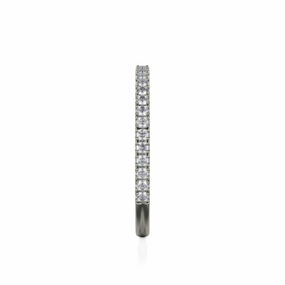 Michael M 18K White Gold Round Cut Diamond 3/4 Band