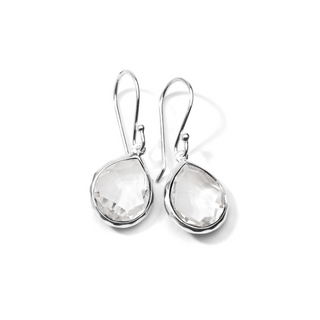 Ippolita White Silver Rock Crystals Drop Earrings