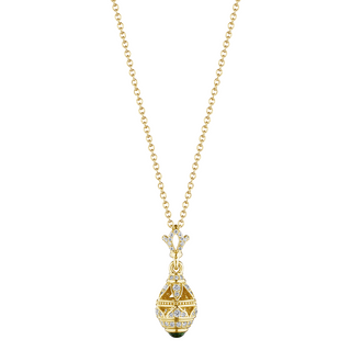 Verragio 18K Gold Garnet Pendant Necklace with Diamonds