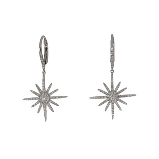 Tenenbaum Collection 18K White Gold Diamonds Drop Earrings