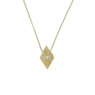 Vintage/Estate 18K Gold Diamond Pendant Necklace