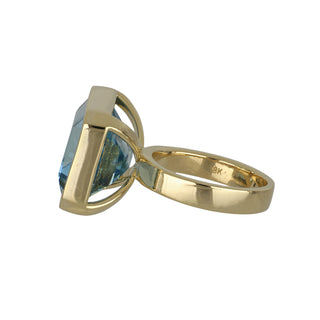 Tenenbaum Workshop 18K Gold Bezel-Set Aquamarine Ring