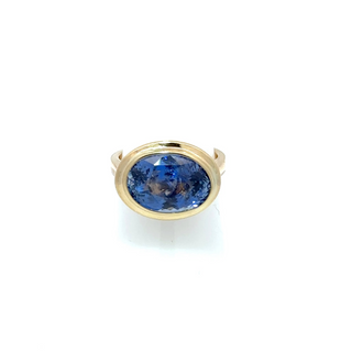 Tenenbaum Workshop 18K Gold Sapphire Solitaire Ring