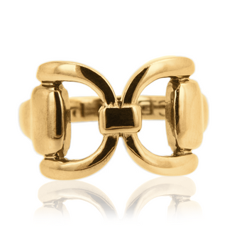 Vincent Peach 14K Gold Tied Bit Ring