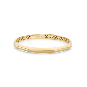 Michael M Yellow 14K Gold Bangle Bracelet