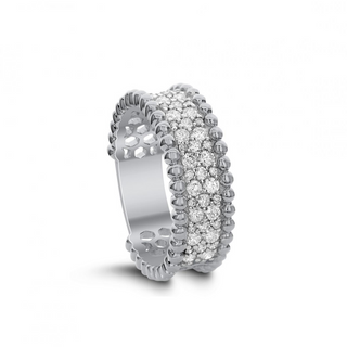 Tenenbaum Collection 18K White Gold Round Brilliant-Cut Diamonds 3/4 Band