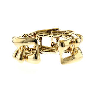 Antonio Papini 18K Gold Cuff Bracelet