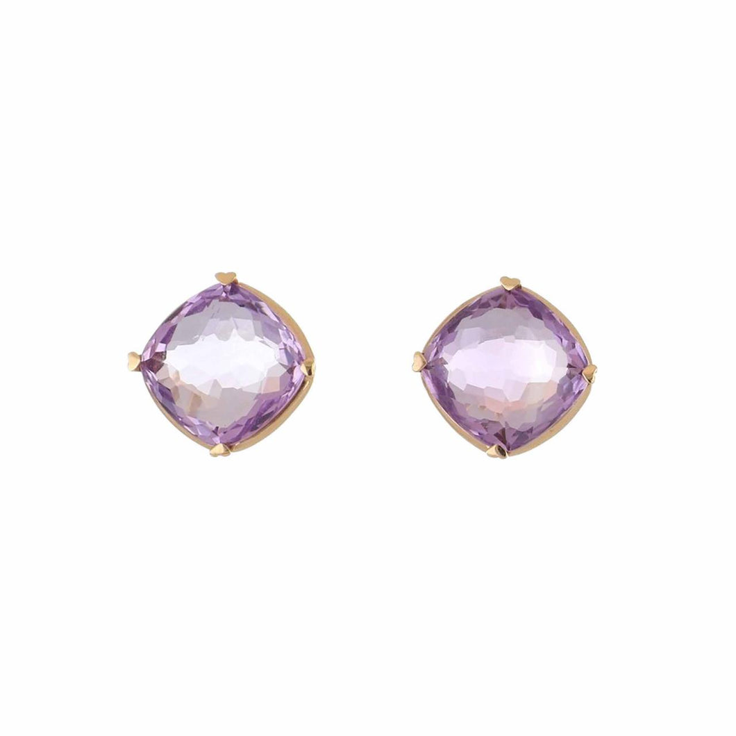 Rose de france amethyst on sale earrings